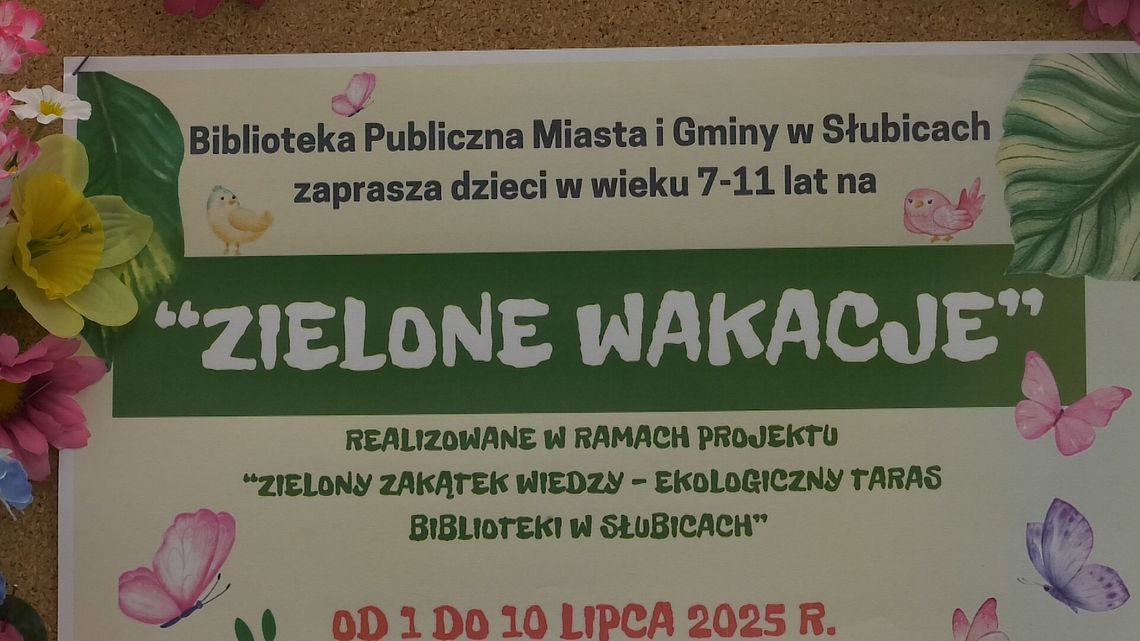 Zielone wakacje w słubickiej bibliotece