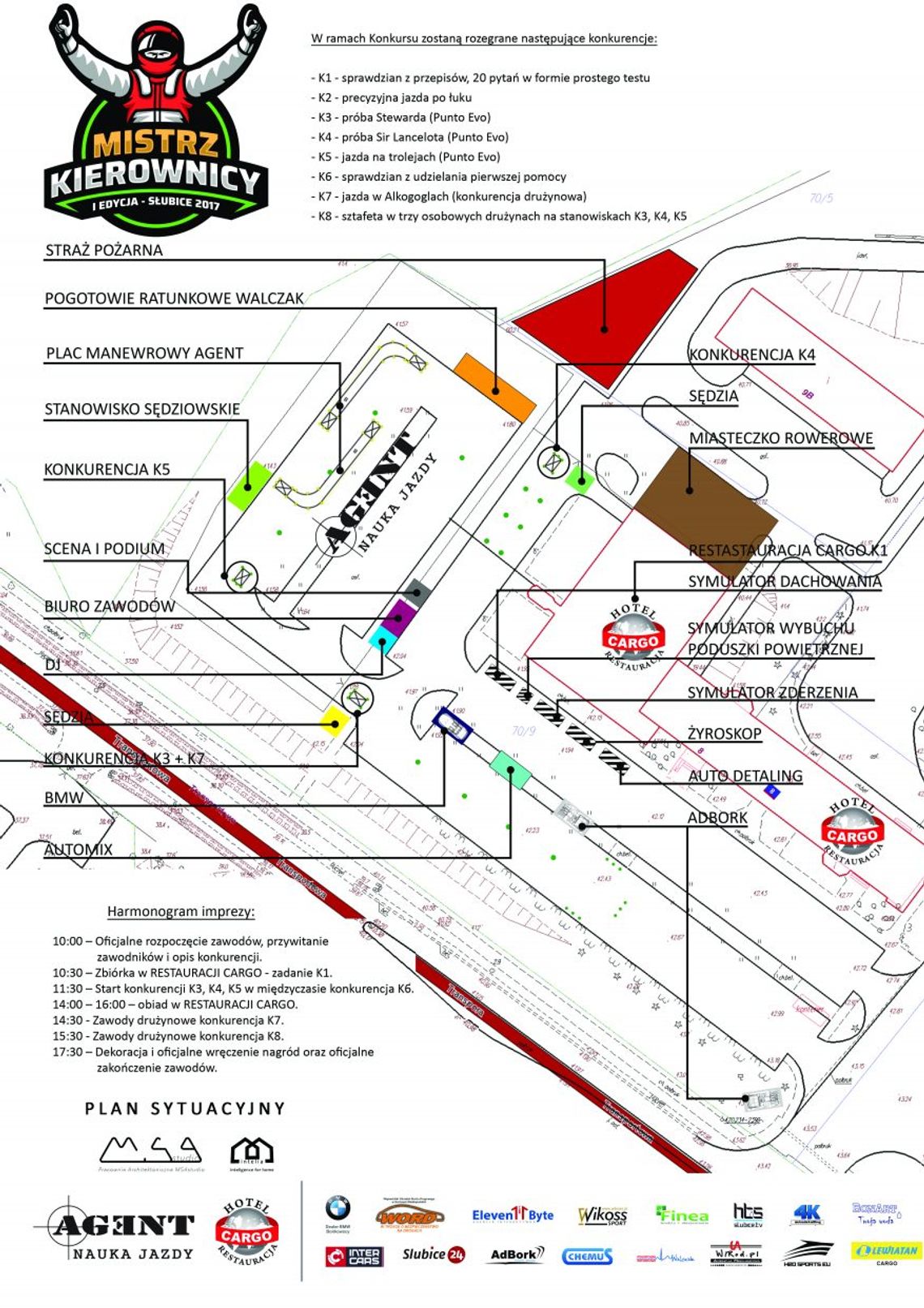 ZNAMY PLAN JUTRZEJSZEGO EVENTU "MISTRZ KIEROWNICY" ! 