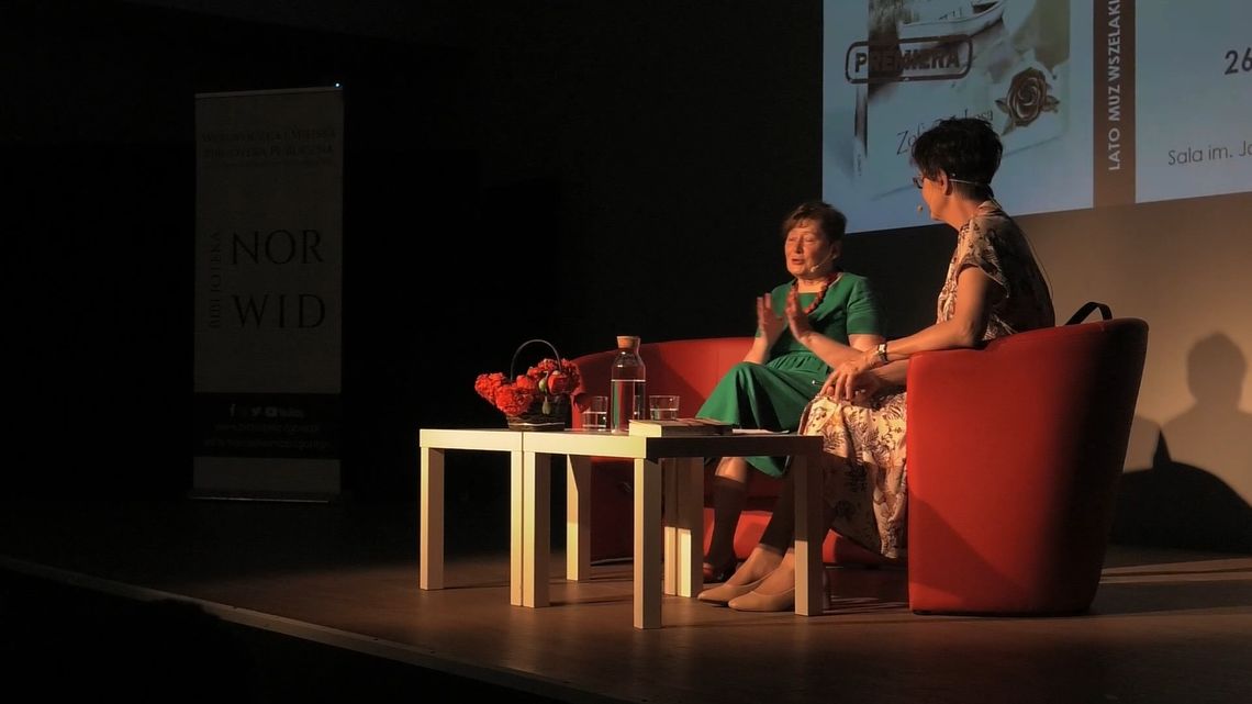 Zofia Mąkosa z nową powieścią w Bibliotece Norwida Zofia Mąkosa z nową powieścią w Bibliotece Norwida
