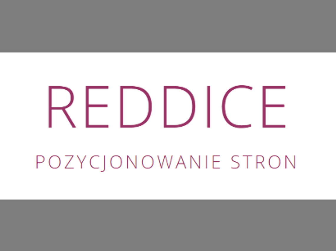 Pozycjonowanie stron Reddice